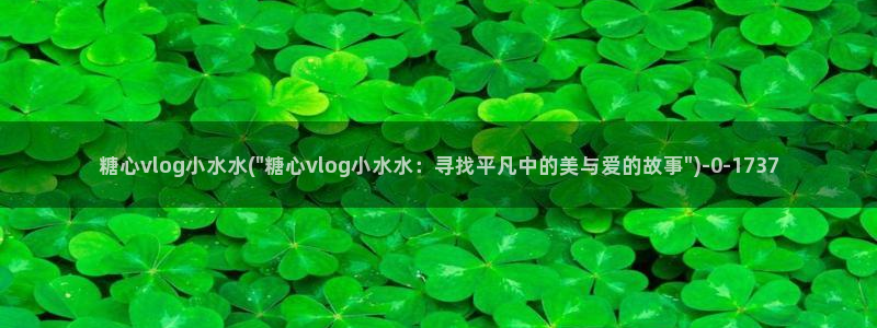 糖心vlog出品