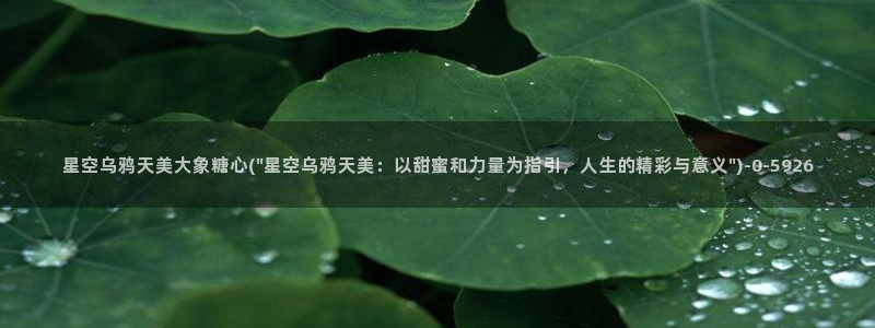 糖心vlog福利：星空乌鸦天美大象糖心(\